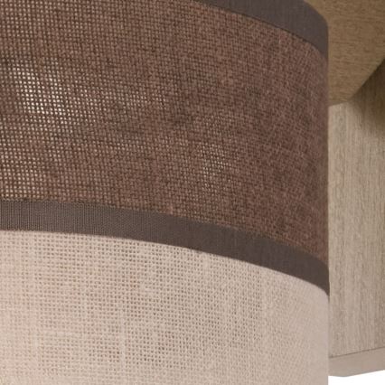 Vägglampa ANDREA 1xE27/60W/230V bok