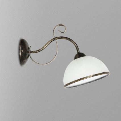 Vägglampa ANTICA 1xE27/60W/230V