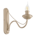 Vägglampa ANTON 1xE14/60W/230V beige