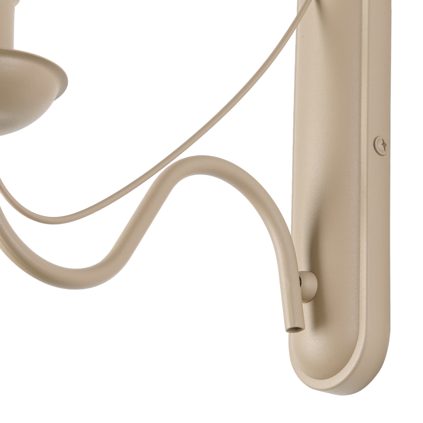 Vägglampa ANTON 1xE14/60W/230V beige