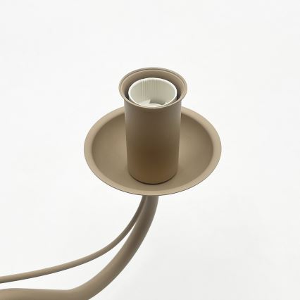 Vägglampa ANTON 1xE14/60W/230V beige