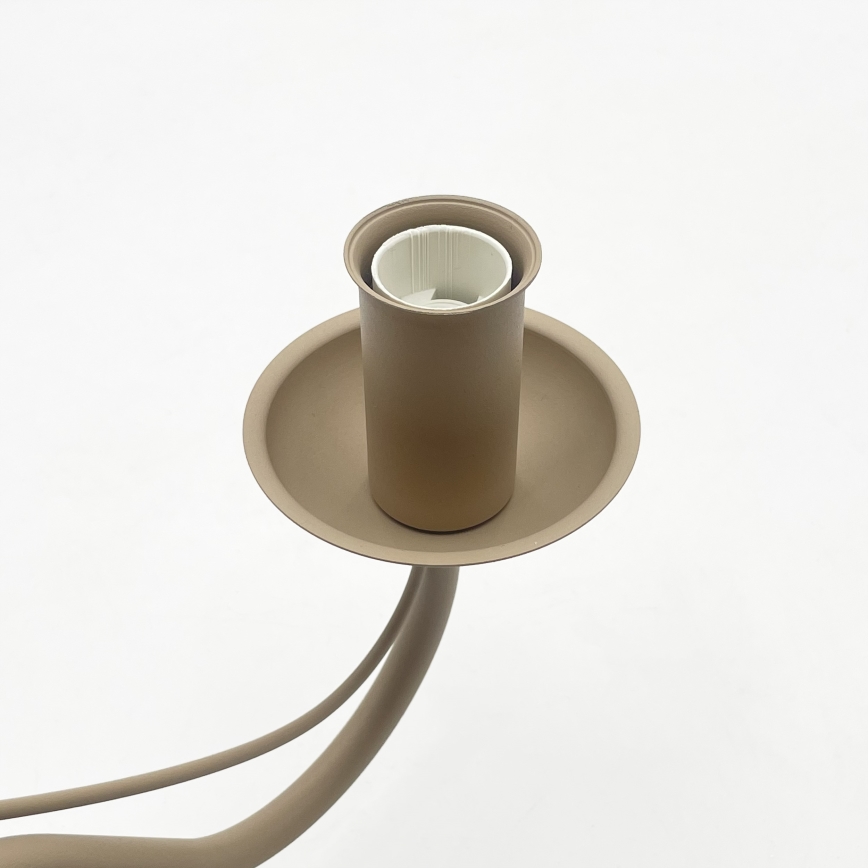 Vägglampa ANTON 1xE14/60W/230V beige