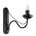 Vägglampa ANTON 1xE14/60W/230V svart