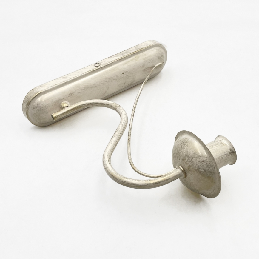 Vägglampa ANTON 1xE14/60W/230V, vit patina