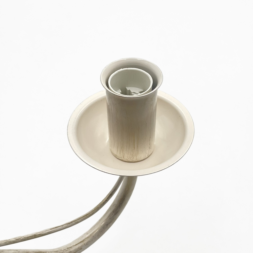 Vägglampa ANTON 1xE14/60W/230V, vit patina