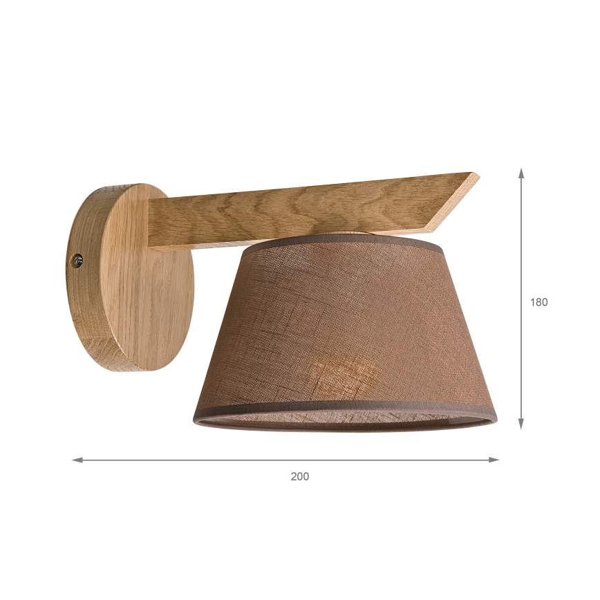 Vägglampa ANTONIO 1xE14/40W/230V ek