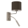 Vägglampa ARDEN 1xE27/15W/230V + 1xG9/8W beige/brun