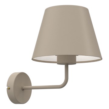Vägglampa ARDEN 1xE27/15W/230V beige