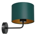 Vägglampa ARDEN 1xE27/60W/230V grön/guld