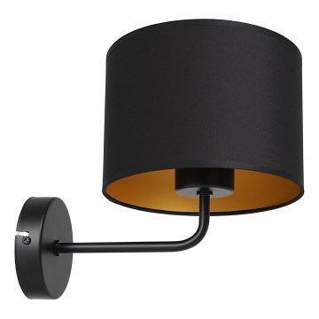Vägglampa ARDEN 1xE27/60W/230V svart/guld
