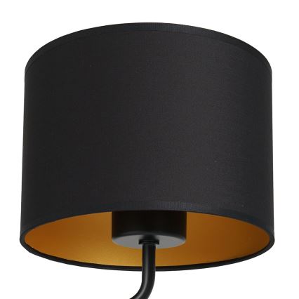 Vägglampa ARDEN 1xE27/60W/230V svart/guld
