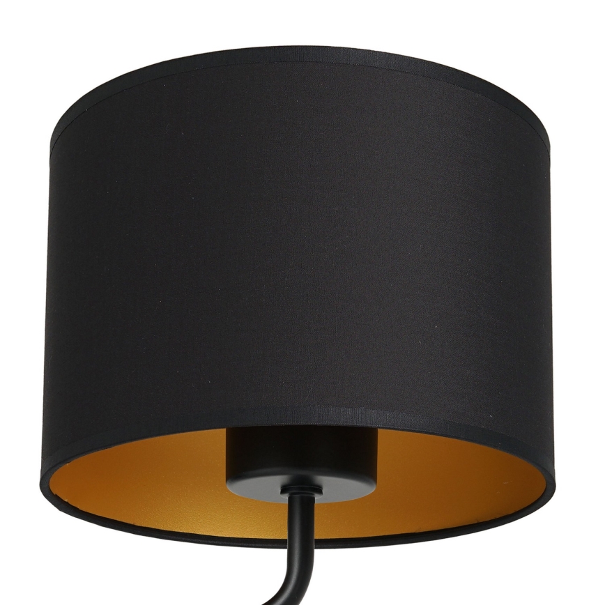 Vägglampa ARDEN 1xE27/60W/230V svart/guld