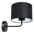 Vägglampa ARDEN 1xE27/60W/230V svart/vit