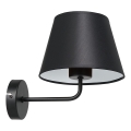 Vägglampa ARDEN 1xE27/60W/230V svart/vit