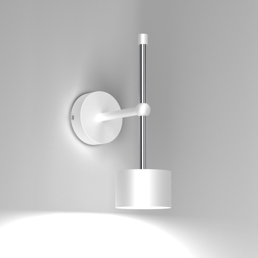 Vägglampa ARENA 1xGX53/11W/230V vit/skinande krom