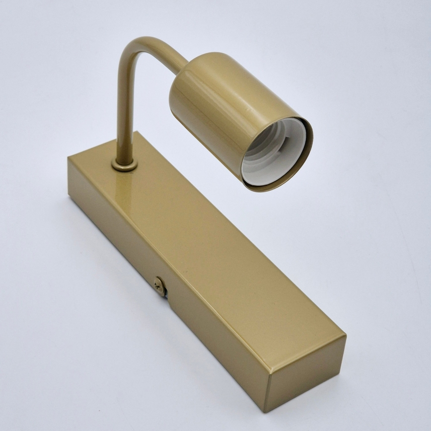 Vägglampa ASTRID 1xE27/60W/230V guld