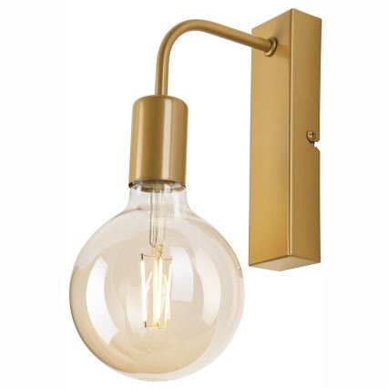 Vägglampa ASTRID 1xE27/60W/230V guld