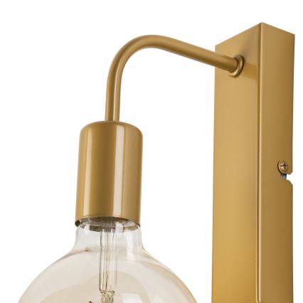 Vägglampa ASTRID 1xE27/60W/230V guld