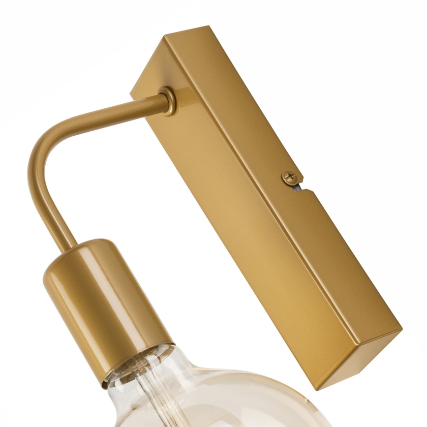 Vägglampa ASTRID 1xE27/60W/230V guld