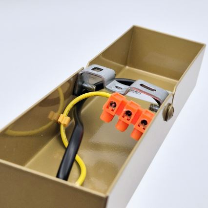 Vägglampa ASTRID 1xE27/60W/230V guld