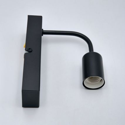 Vägglampa ASTRID 1xE27/60W/230V matt svart