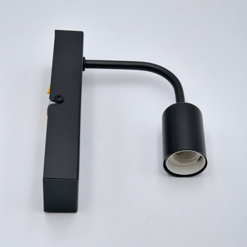 Vägglampa ASTRID 1xE27/60W/230V matt svart