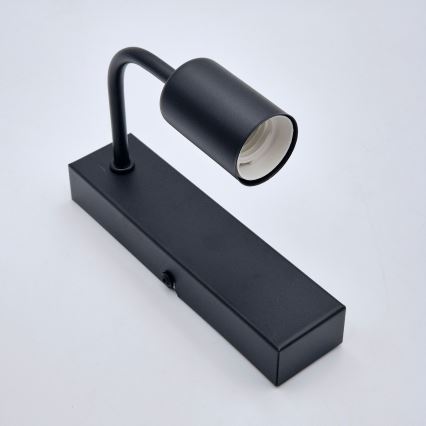 Vägglampa ASTRID 1xE27/60W/230V matt svart