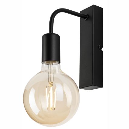 Vägglampa ASTRID 1xE27/60W/230V matt svart