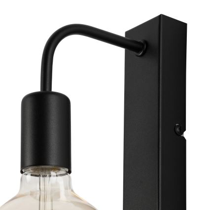 Vägglampa ASTRID 1xE27/60W/230V matt svart