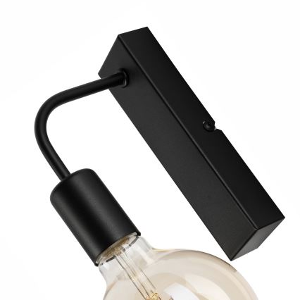 Vägglampa ASTRID 1xE27/60W/230V matt svart