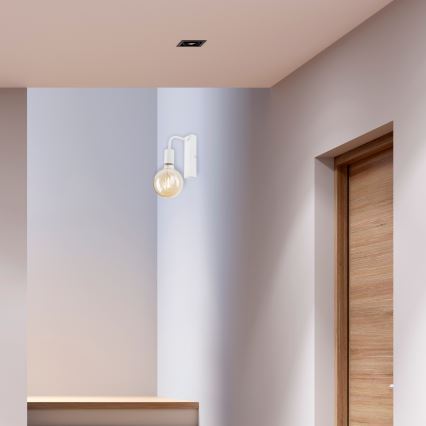 Vägglampa ASTRID 1xE27/60W/230V vit