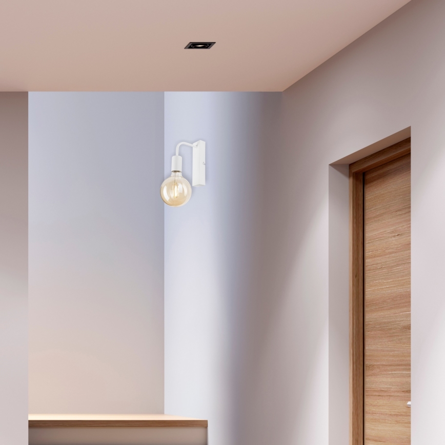 Vägglampa ASTRID 1xE27/60W/230V vit