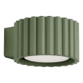 Vägglampa AURA 1xGX53/10W/230V grön