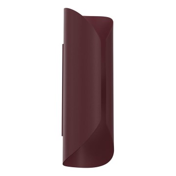 Vägglampa BARBOS 2xG9/8W/230V bordeaux