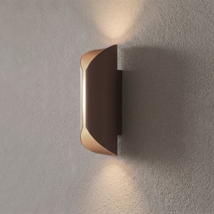Vägglampa BARBOS 2xG9/8W/230V brun