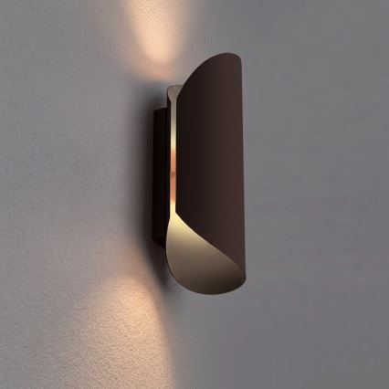 Vägglampa BARBOS 2xG9/8W/230V brun