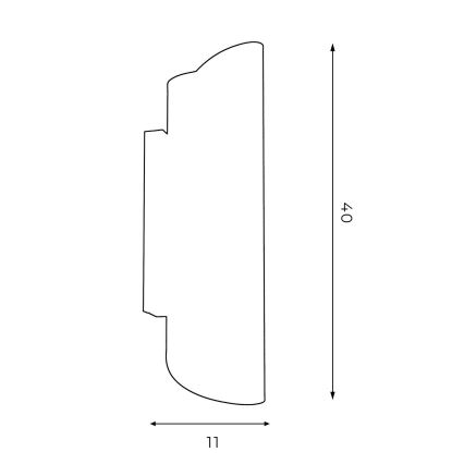 Vägglampa BARBOS 2xG9/8W/230V svart