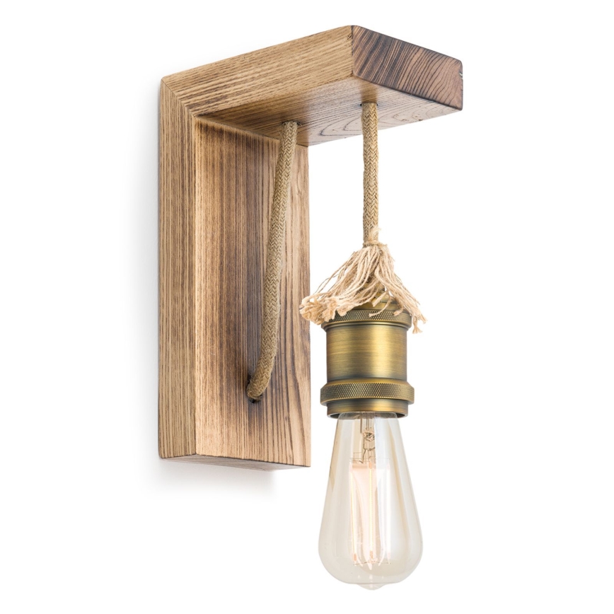 Vägglampa BASSENA 1xE27/60W/230V