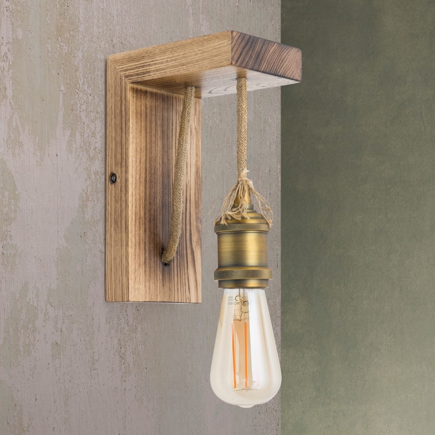 Vägglampa BASSENA 1xE27/60W/230V