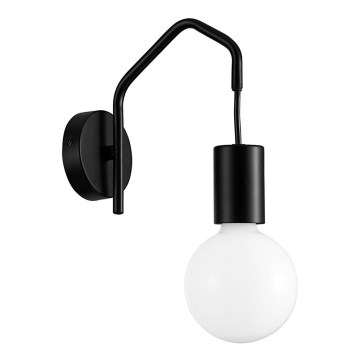 Vägglampa BASSO 1xE27/40W/230V svart