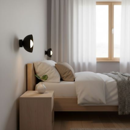 Vägglampa BIBI 1xG9/8W/230V svart