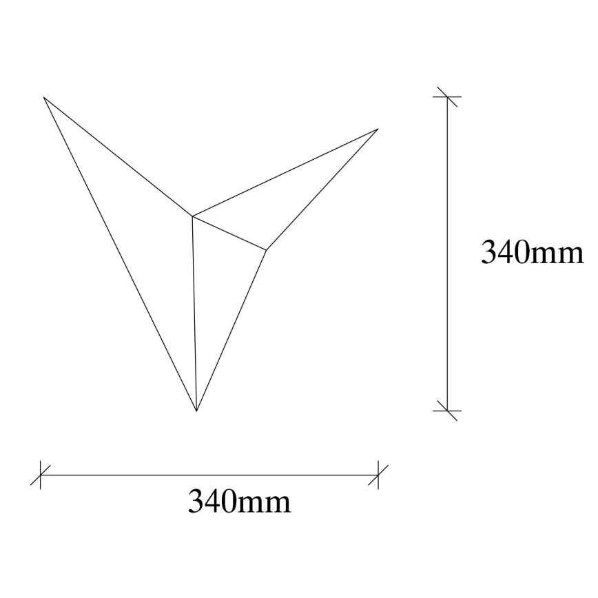 Vägglampa  BIRD 1xG9/5W/230V gyllene 
