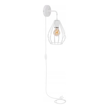 Vägglampa BRYLANT 1xE27/60W/230V vit