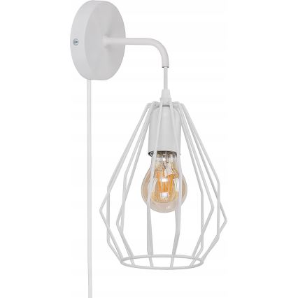 Vägglampa BRYLANT 1xE27/60W/230V vit