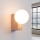 Vägglampa BULBO 1xG9/8W/230V bok/vit