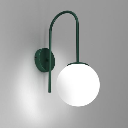 Vägglampa CAMBRIDGE 1xE14/15W/230V grön