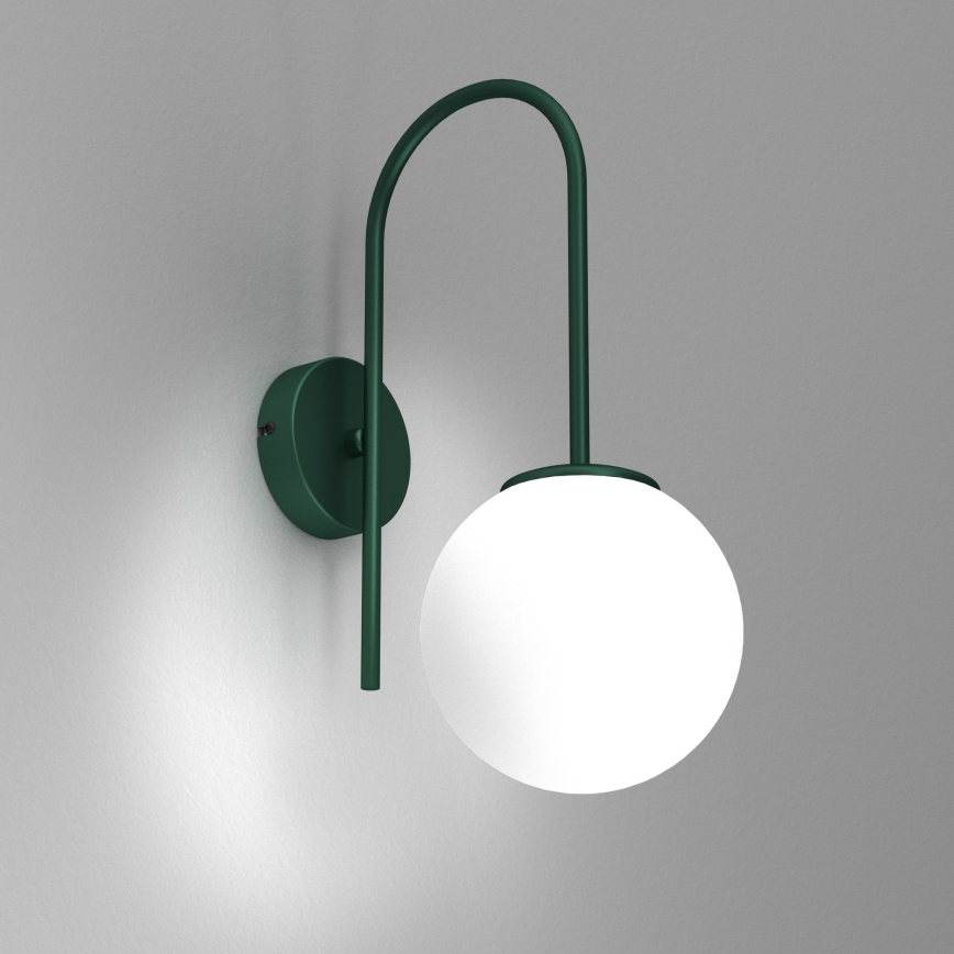 Vägglampa CAMBRIDGE 1xE14/15W/230V grön