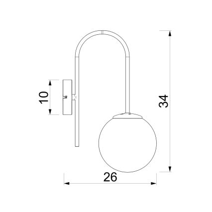 Vägglampa CAMBRIDGE 1xE14/15W/230V grön