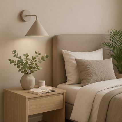 Vägglampa CAPITAL 1xGX53/15W/230V beige