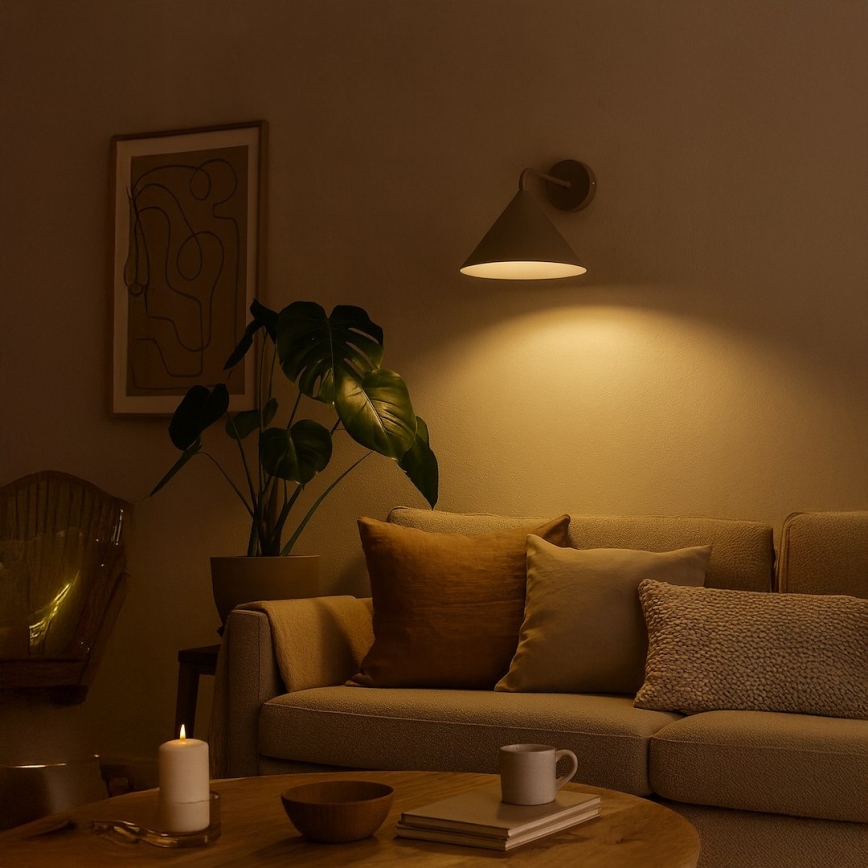 Vägglampa CAPITAL 1xGX53/15W/230V beige